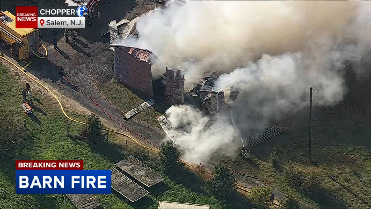 Crews battle large barn fire in Lower Alloways Creek Twp., NJ
       — Chadds Ford Community news