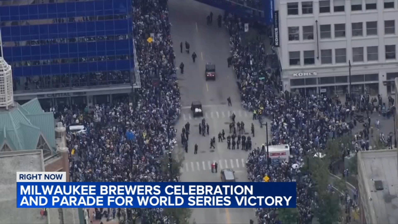 Brewers fans flood Milwaukee streets for a long-awaited World Series victory parade
— 6ABC Action News (Philadelphia)